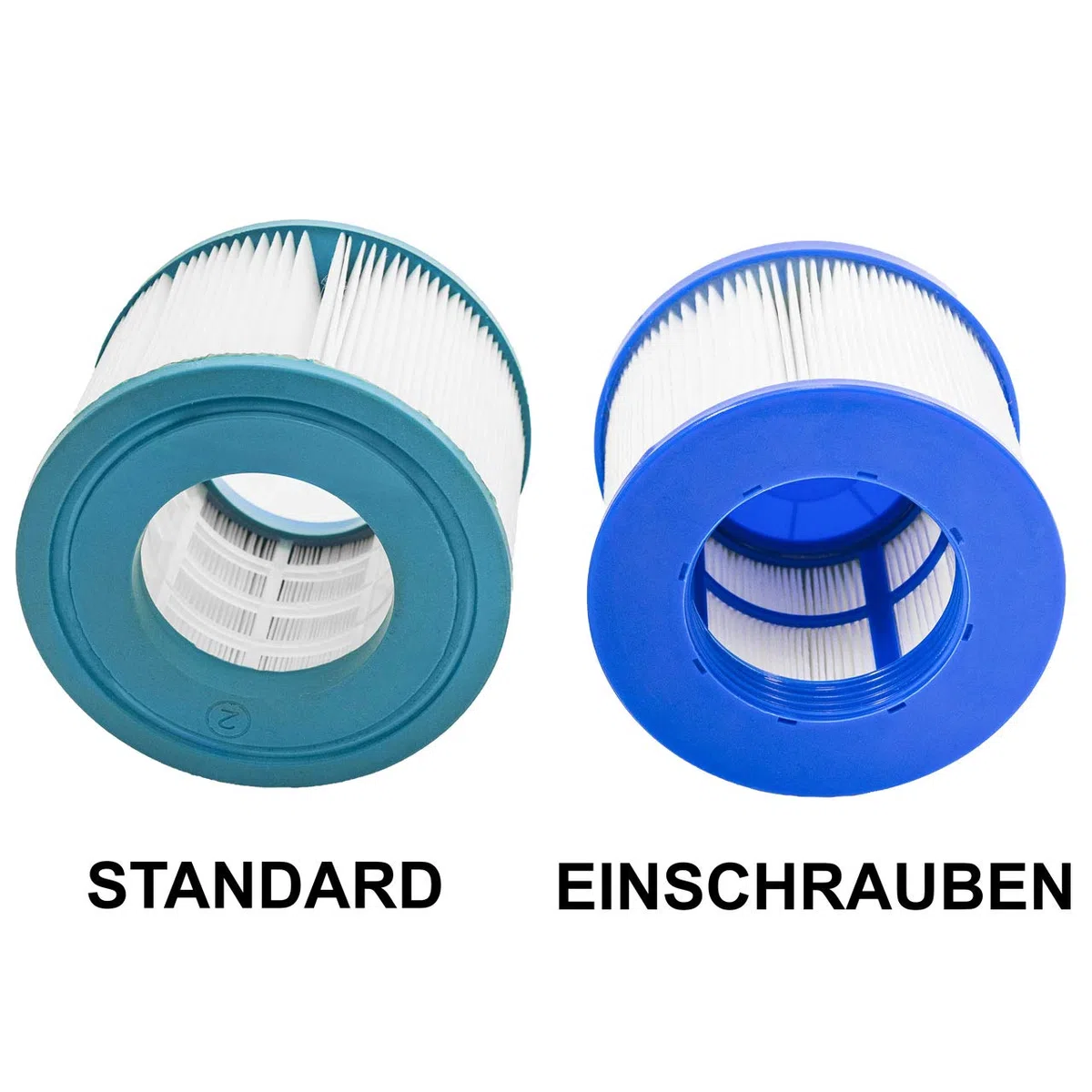 CosySpa Ersatz Whirlpool Filter | hochwertiger Filterkartusche für Whirlpool als Standard oder Einschrauben erhältlich | Einzeln, 6er- oder 12er-Set erhältlich (6er-Set, Einschrauben)