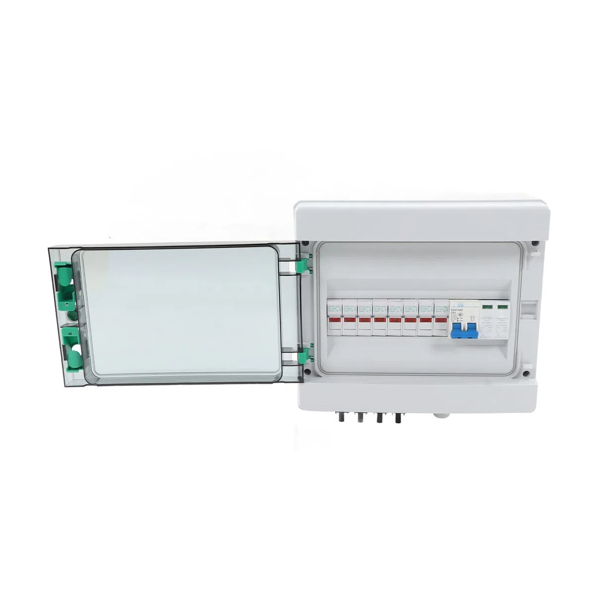 EMUKOEP 4-Strang-Solar-PV-Kombikasten mit 63-A-Leistungsschalter
