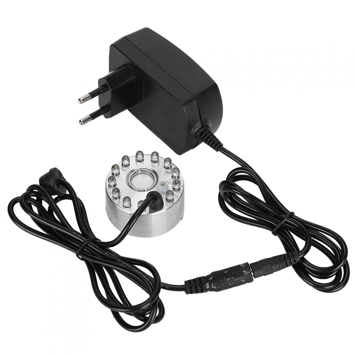 Haofy Nebelmaschine Nebelmaschine, Mini Wasserfontäne Ornament Nebel Nebelmaschine Zerstäuber mit 12 Lichter Landschaft Dekoration(EU)