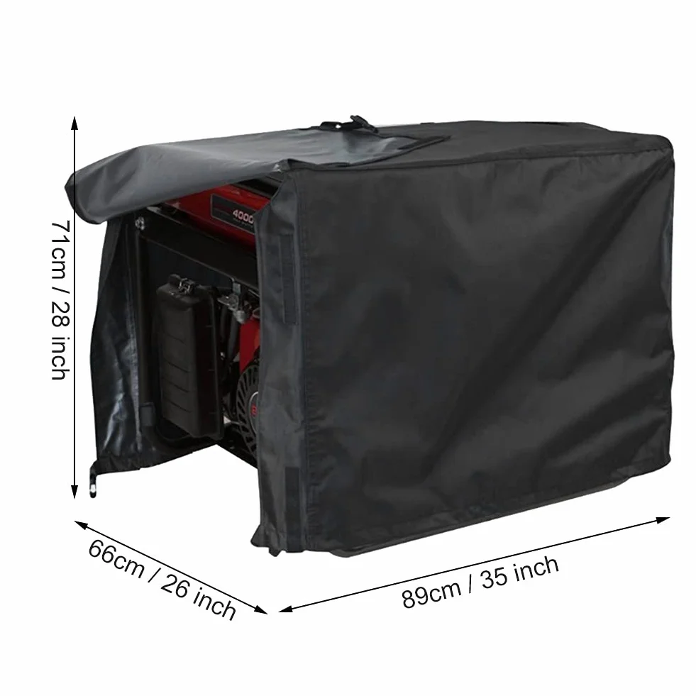 Generator-Abdeckung, Schweißmaschinen-Abdeckung, Schweißer-Staubschutz, Schutzhülle Für Outdoor-Stromgeräte, Wasserdicht, Winddicht, Schneefest, Staubdicht, Schutzhülle (Schwarz)