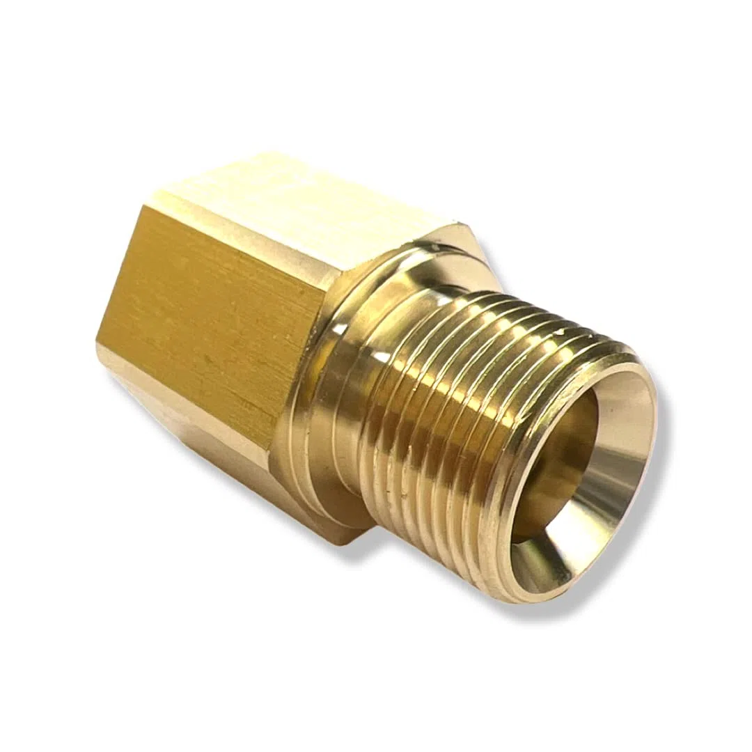 M&M Smartek Adapter 6 für Kärcher EASY!Lock TR22 IG auf M22 x 1,5 AG – Messing-Adapter für HD/HDS Hochdruckreiniger – Verbindet EASY!Force Pistole mit M22-Schläuchen