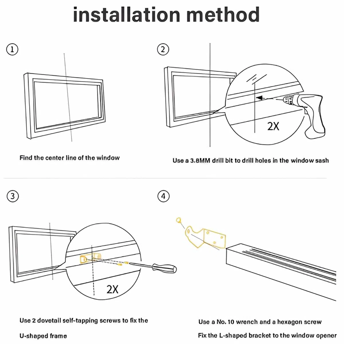 Automatischer Fensteröffner mit Fernbedienung, DC24V Elektrischer Kettenmotor-Antrieb - Optionaler Hub von 300mm–700mm für Dachfenster, Dachlüftung, Gewächshaus & Wintergarten 500mm