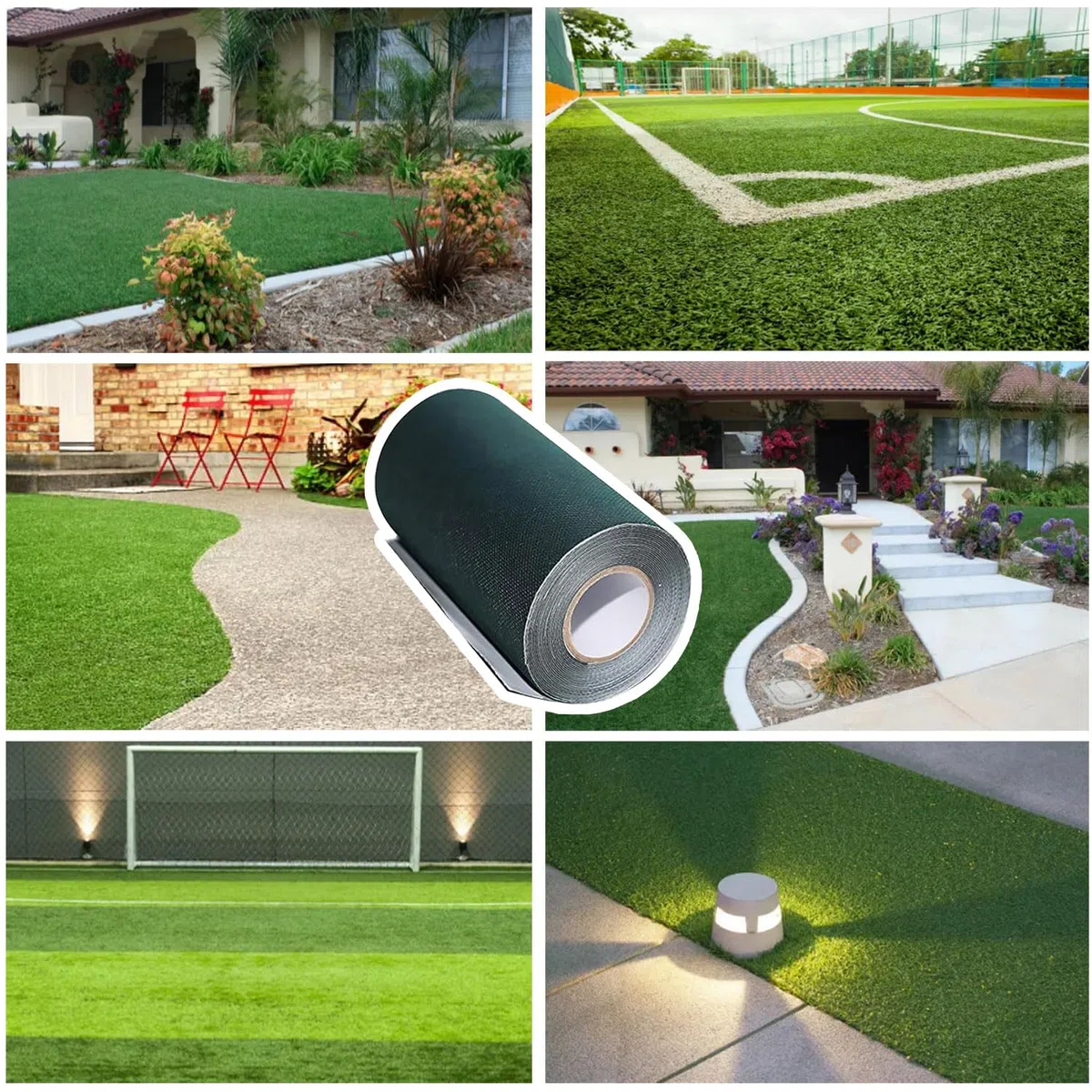Rasennahtband 15 cm x 10 m - Hochleistungskünstliche Grasverbindungsband, UV -Widerstandskleber für Sichere und Unsichtbare Nähte, Ideal für Garten, Terrasse, Landschaftsbau