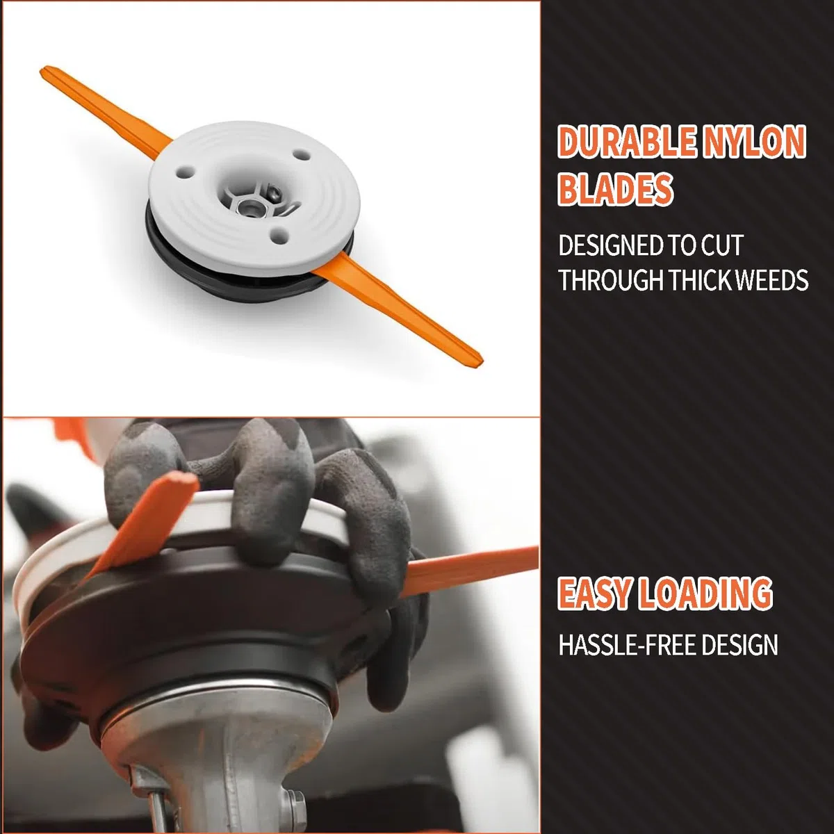 24 Stück Kunststoffmesser für Stihl Polycut 6-2, 6-3, 7-3, 28-2, 48-2, Ersatzmesser 40020071000