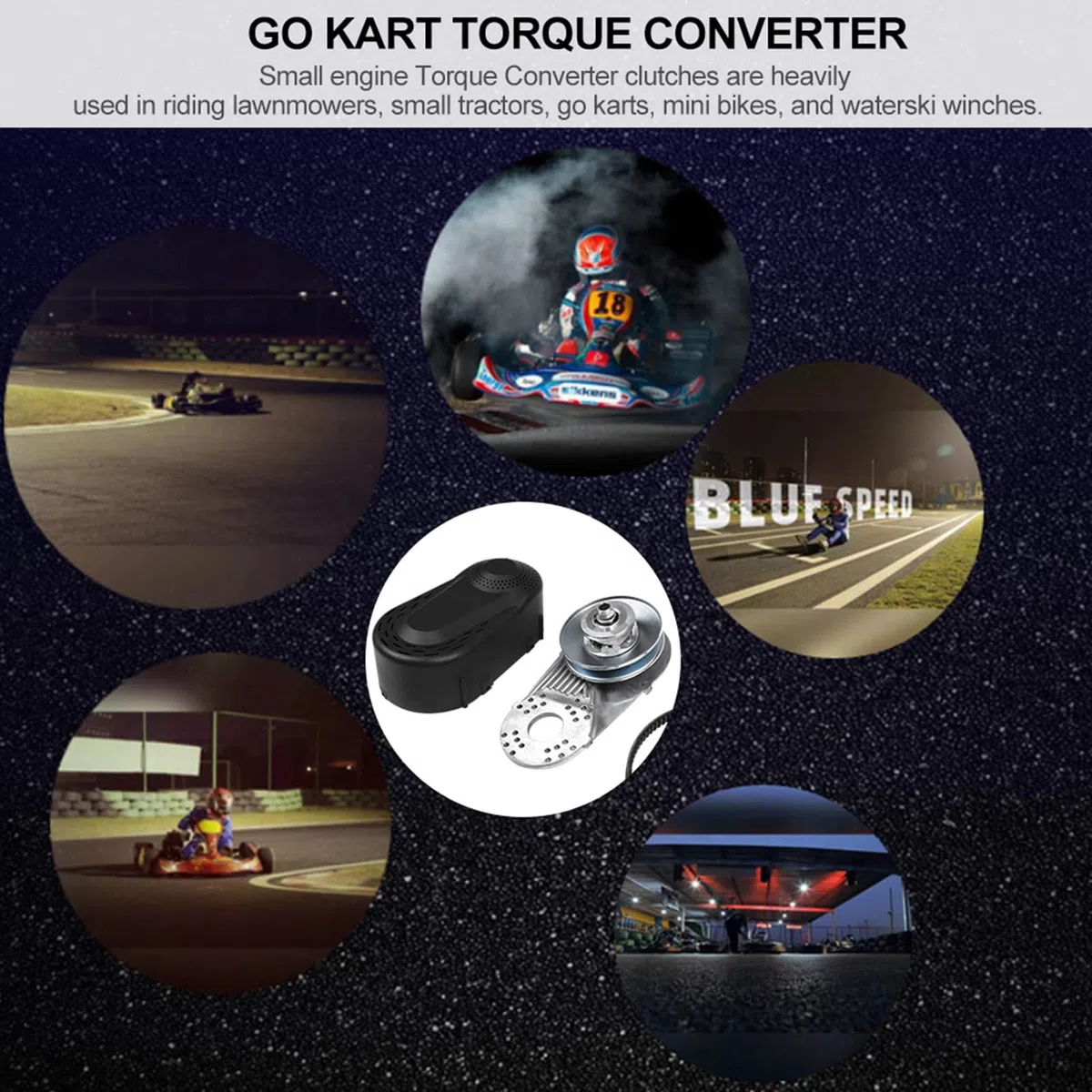 Go Kart Drehmomentwandler, Kupplung Komplettset