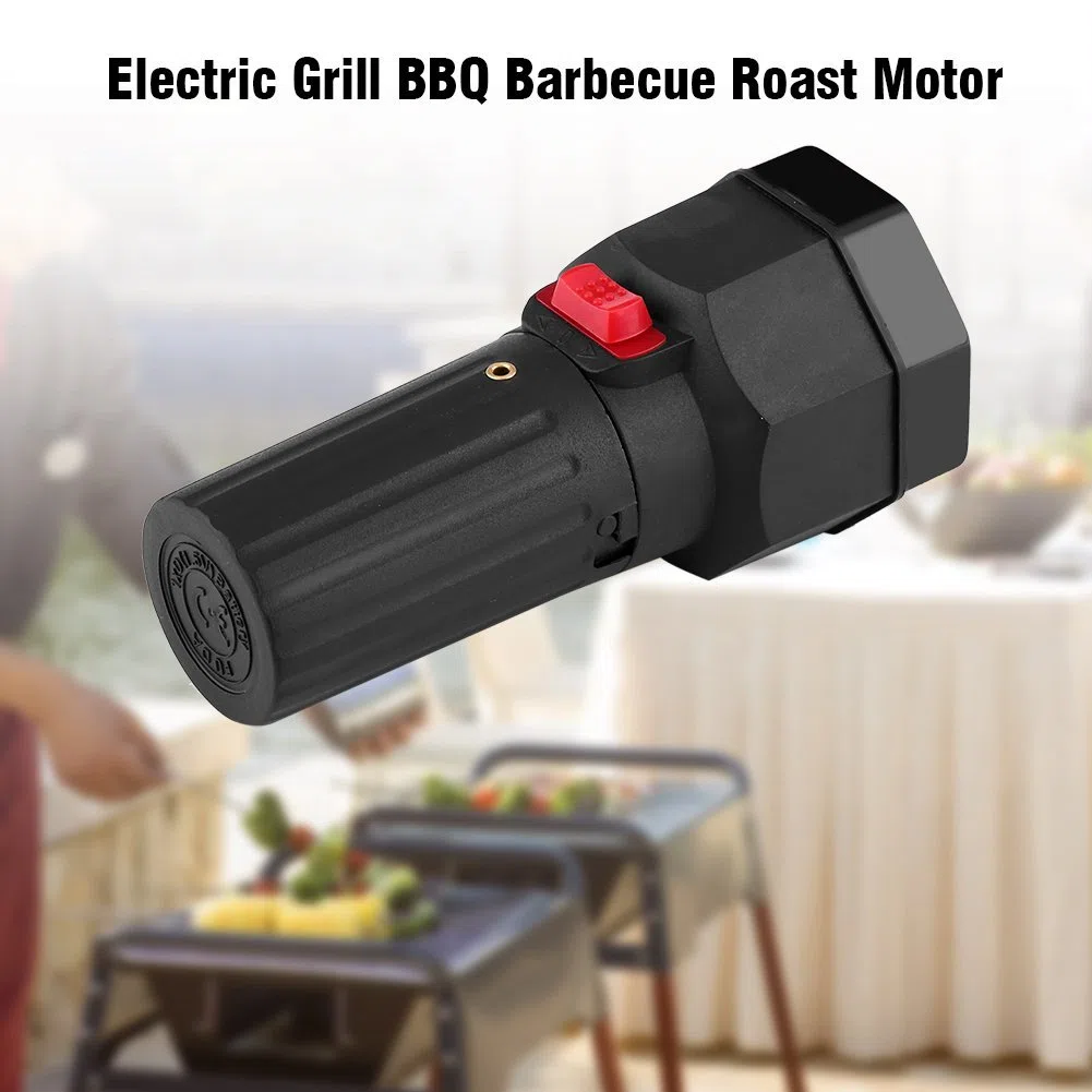 Grillmotor Elektrogrill Grill Grillbratenmotor 1,5 V Batteriebetriebene schwarze Farbe