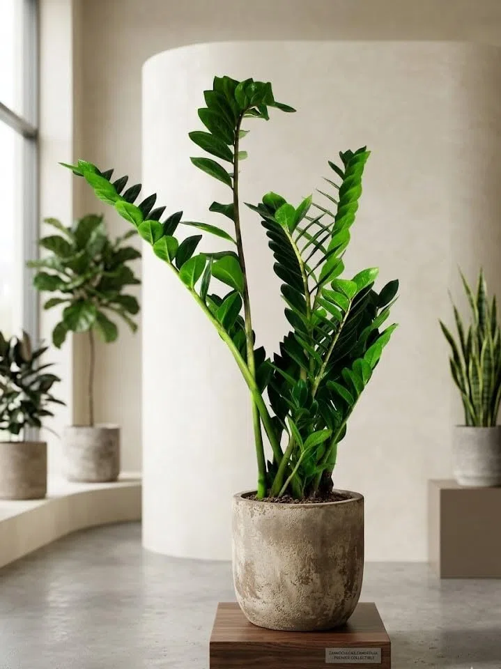 Zamioculcas Zamiifolia – Glücksfeder ca. 90cm, XXL Zimmerpflanze, pflegeleicht
