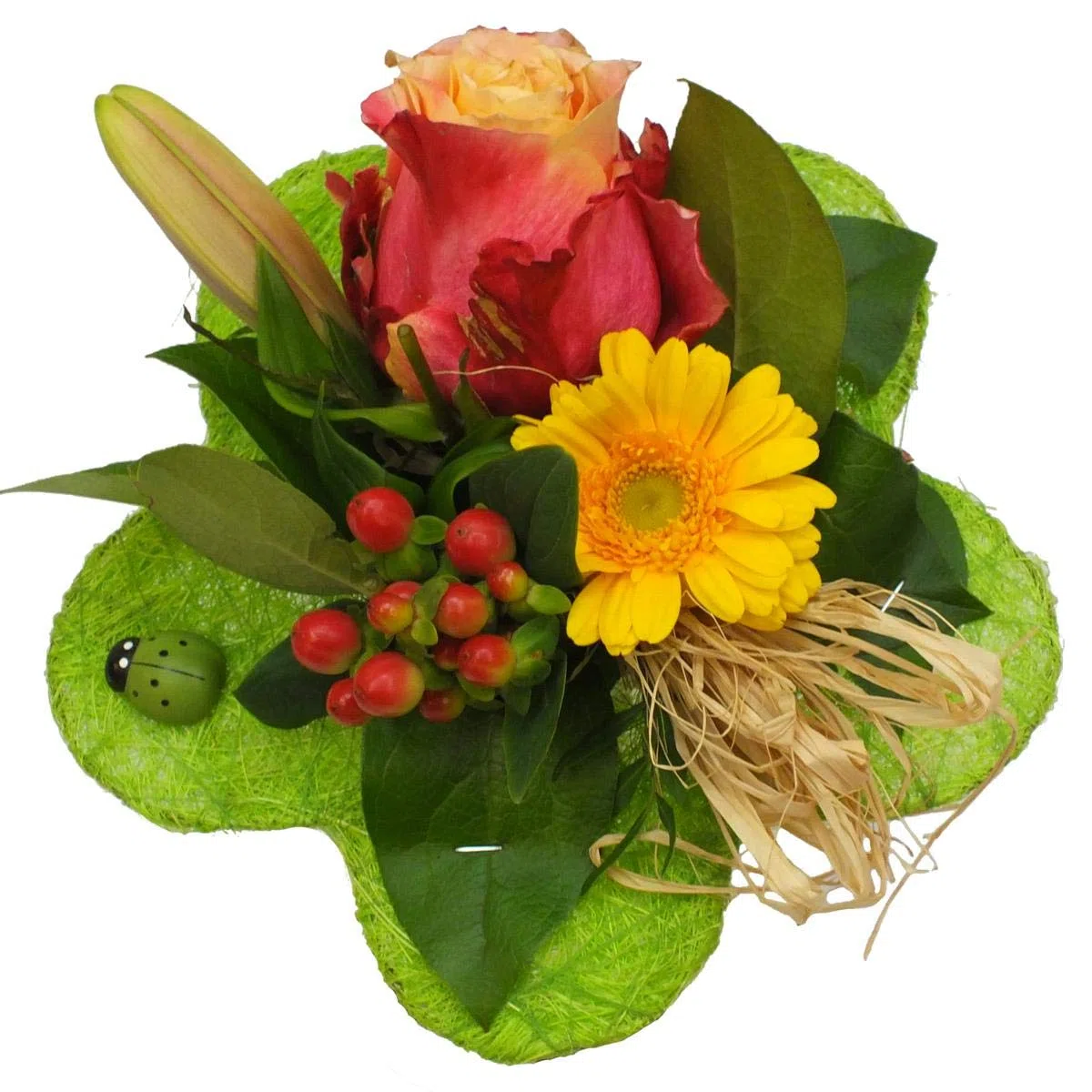 Blumenstrauß Schön, dass es Dich gibt + kostenlose Glückwunschkarte Blumenstrauß Blumenversand