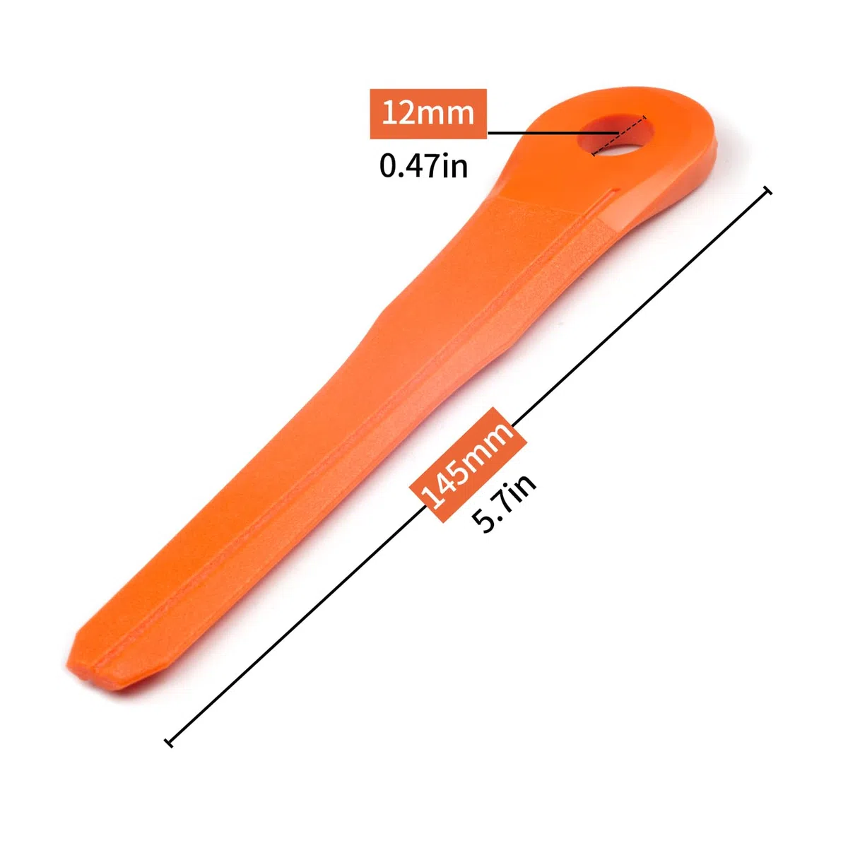 24 Stück Kunststoffmesser für Stihl Polycut 6-2, 6-3, 7-3, 28-2, 48-2, Ersatzmesser 40020071000