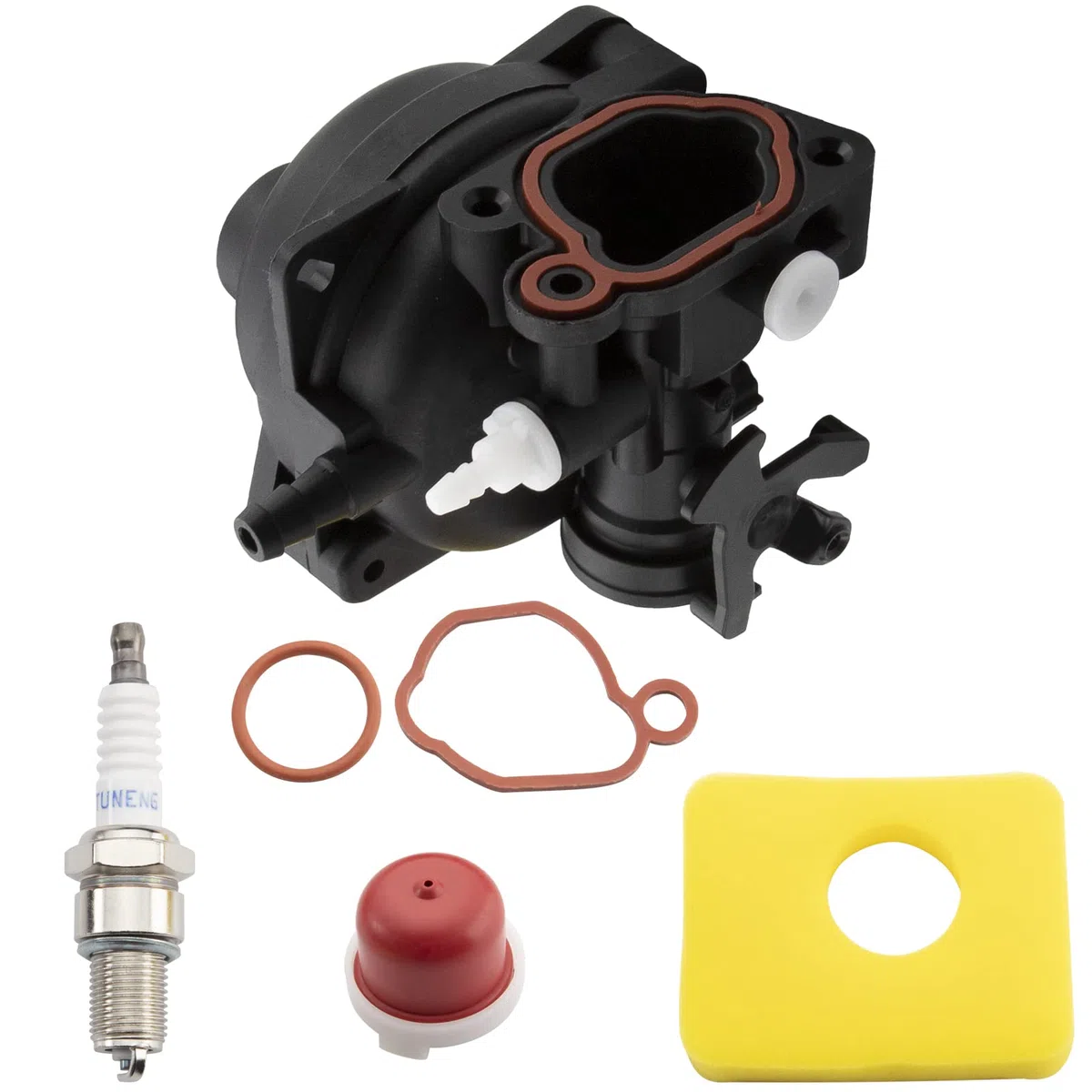 Vergaser Rasenmäher Motor Ersatz Kit für Briggs & Stratton mit O-Ring Unterlegscheibe 799583 591160 593261 591110 300E 450E 500E Serie
