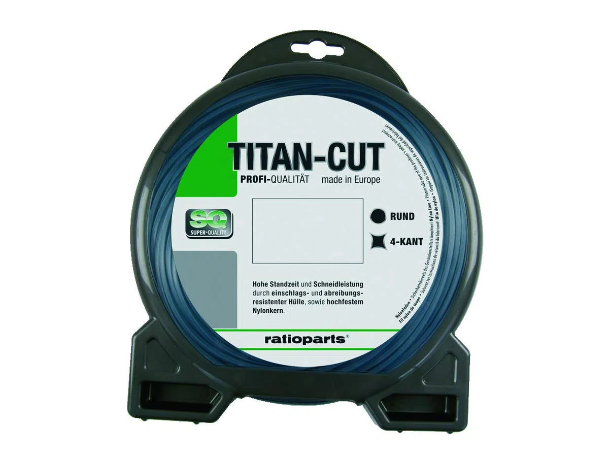 Mähfaden TITAN-CUT Copolymer 3,5mm 32m Trimmerfaden 4-Kant Nylonfaden