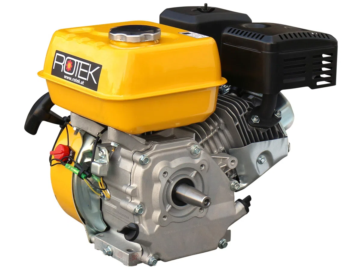 Rotek luftgekühlter 1-Zylinder 4-Takt 212ccm Benzinmotor, EG4-0210-5H-V5