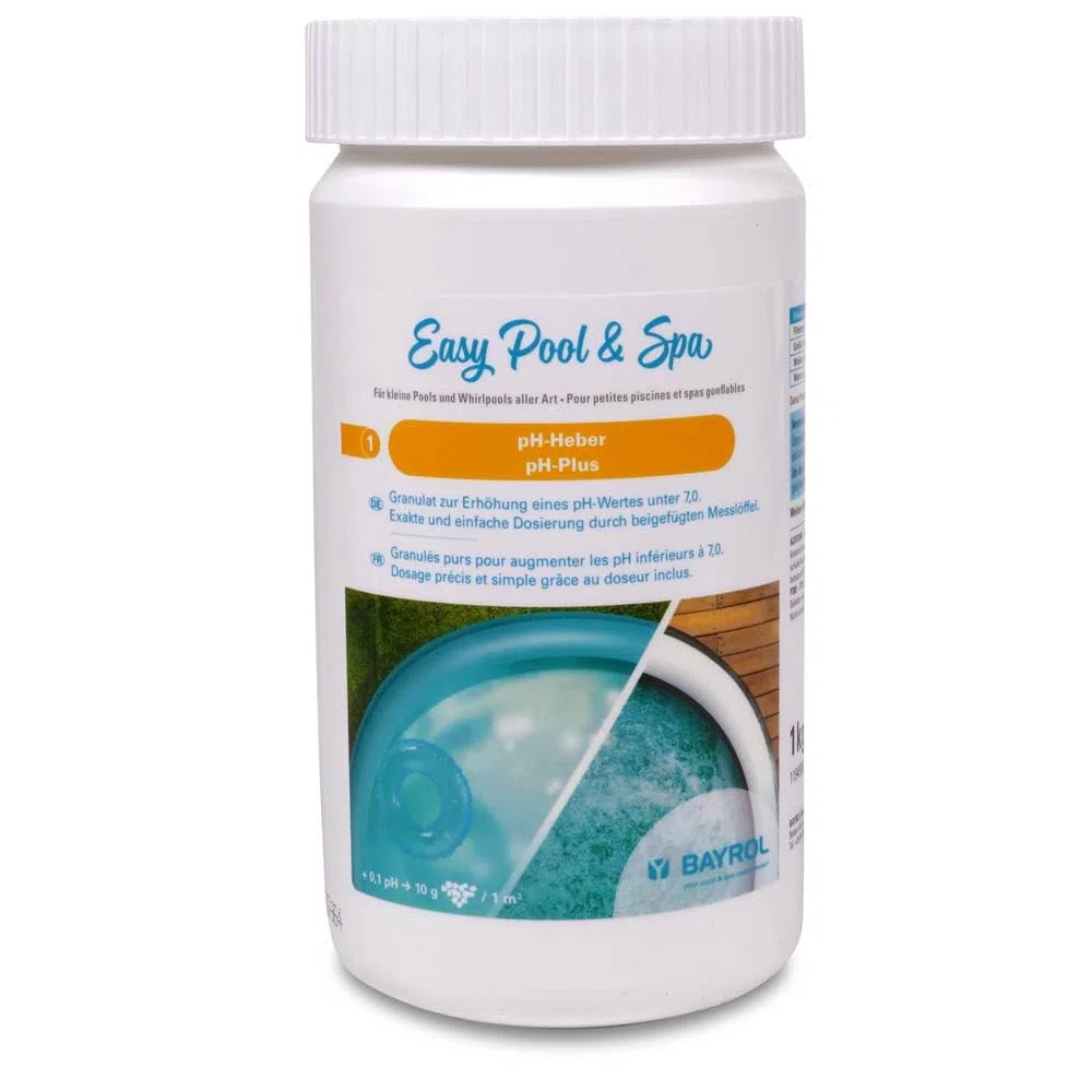 BAYROL Easy Pool & Spa pH-Regulierung Set - pH Plus & Minus | Schnell lösliche Granulate mit Messlöffel zur einfachen Dosierung in Pools und Whirlpools aller Art