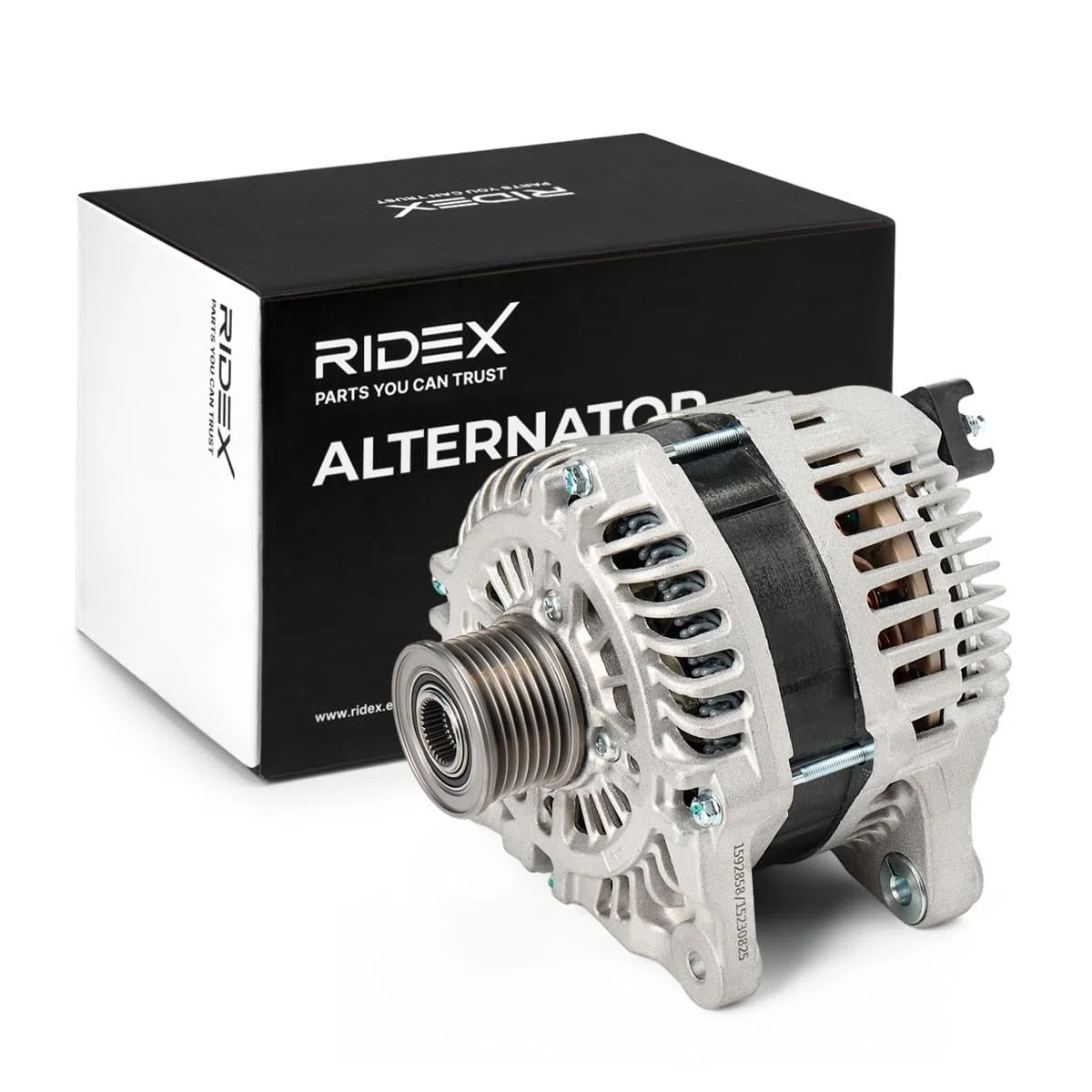RIDEX 4G0768 Lichtmaschine 185A Generator LiMa 12V Alternator mit Freilaufriemenscheibe Kompatibel mit RENAULT Master 3 Kasten FV 2310000Q8E 1695662680 1695662780