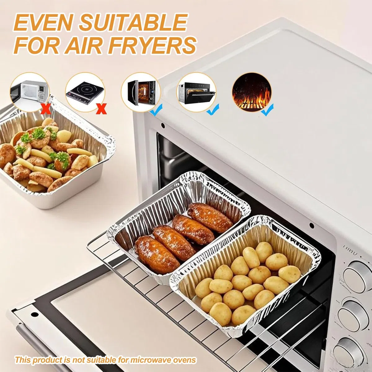 45 Stück Aluschalen mit Deckel Set – Premium Grillschalen Aluminium (1900ml/700ml/450ml) – Alu Grillschalen Wiederverwendbar für Backofen & Grill – Fettauffangschale Gasgrill & Aufbewahrung