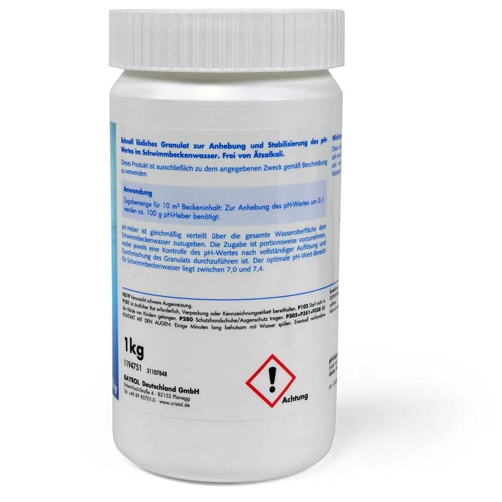 Cristal pH - Körnig Spar Set - Cristal PH-Heber 1 kg + pH-Senker 1,5 kg
