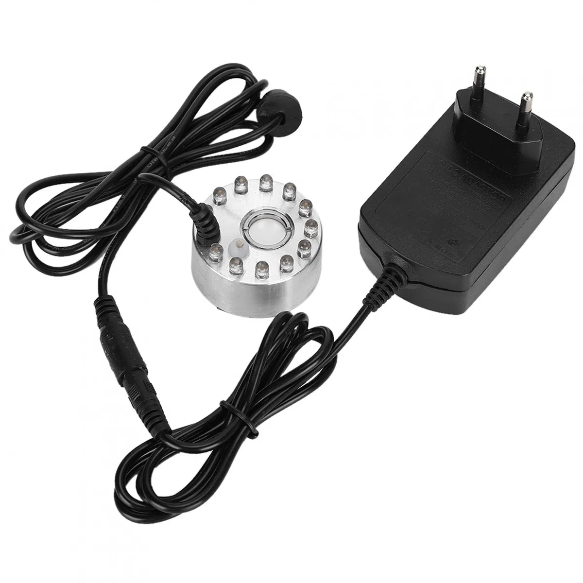 Haofy Nebelmaschine Nebelmaschine, Mini Wasserfontäne Ornament Nebel Nebelmaschine Zerstäuber mit 12 Lichter Landschaft Dekoration(EU)