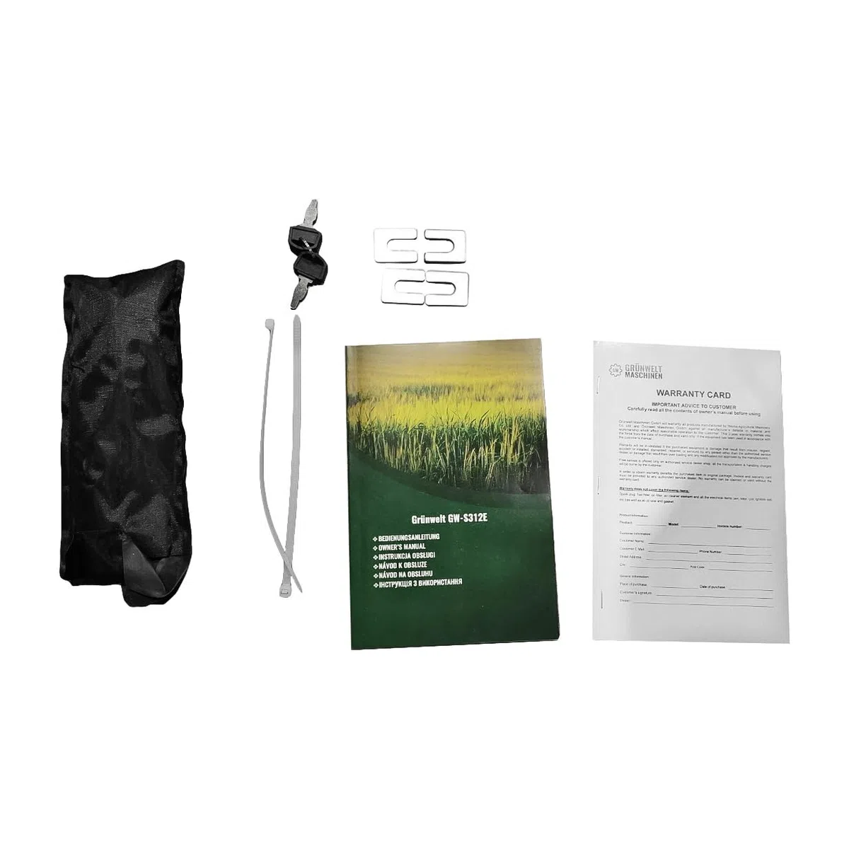 Grünwelt GW-S312 Holzhacker 18 PS Holzschredder Holzhäcksler Häcksler Buschhacker Schredder Benzinmotor