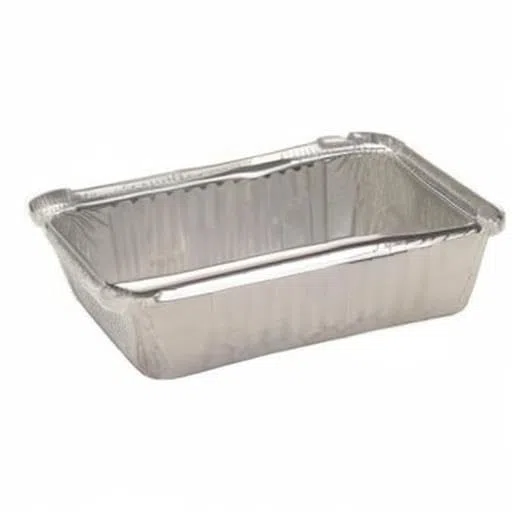 100 Aluschalen Alubehälter 940ml mit Einlegedeckel Aluminiumschale Aluminiumbehälter