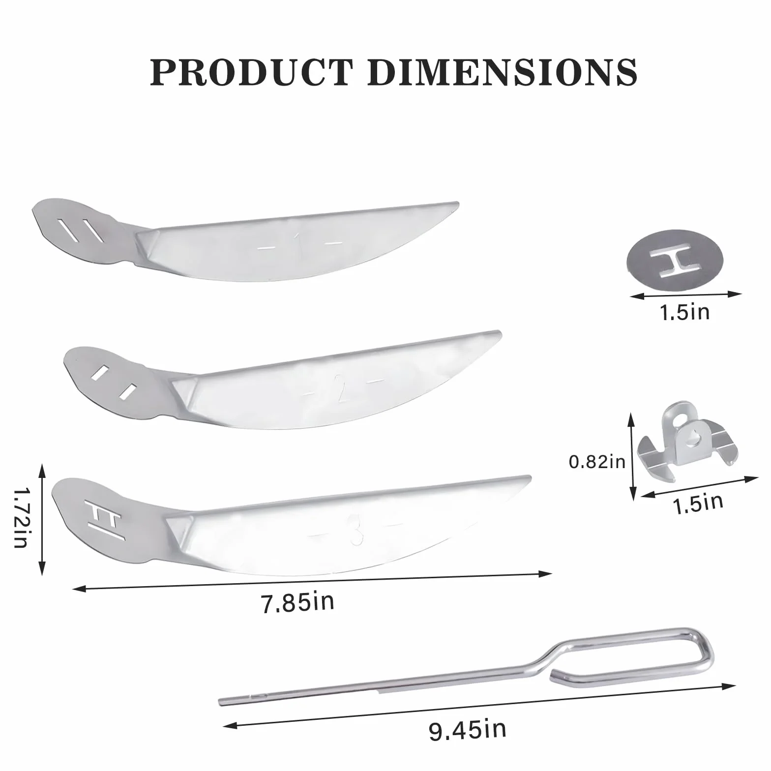 2 Set 18-1/2 Zoll One-Touch Reinigungssystem Kit für Weber Ersatzteil für Kugelgrill,Kettle One Touch-Reinigungsset,Für Weber Holzkohlegrill Reinigungssystem Kit