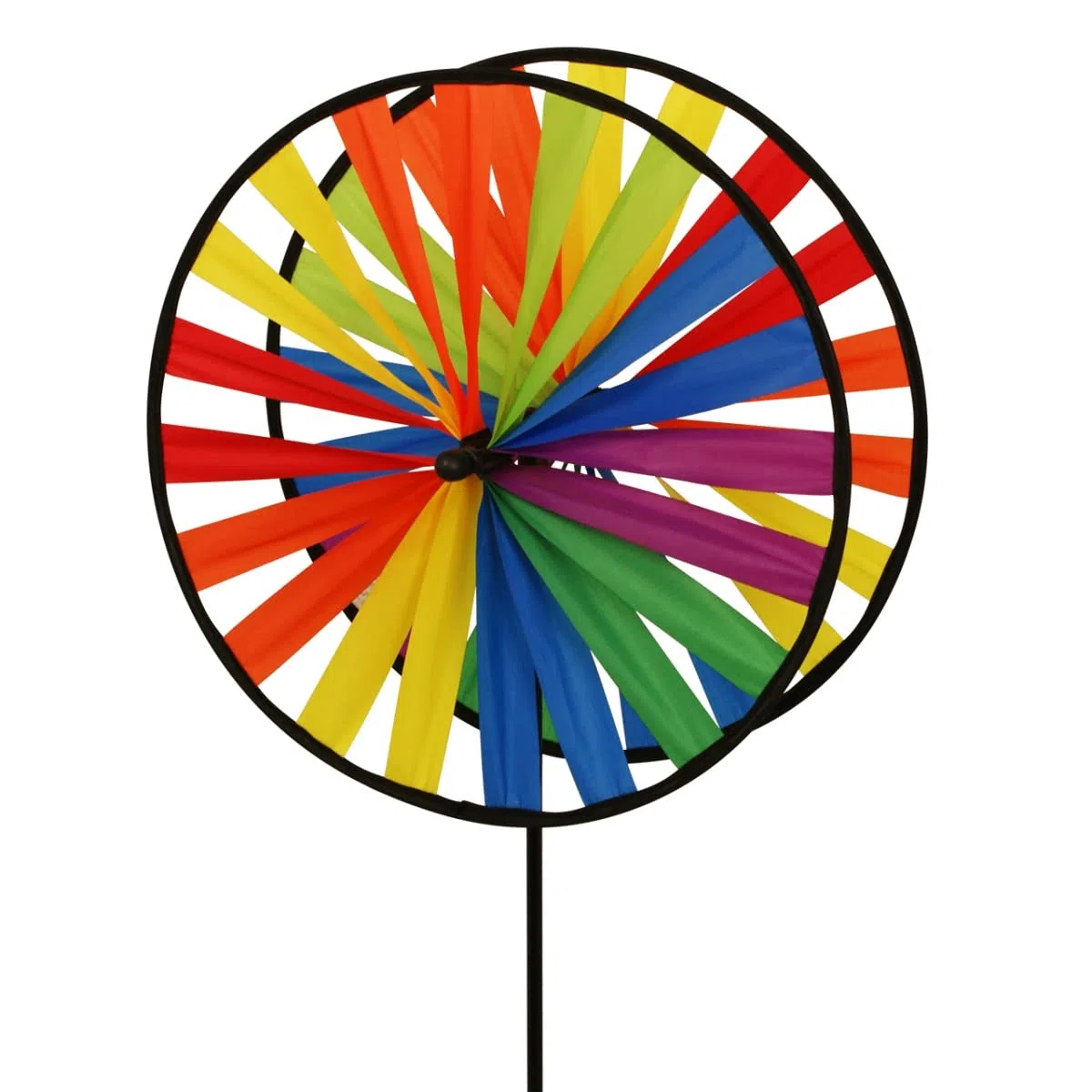 CIM Windspiel - Magic Wheel Twin 35 - Durchmesser Ø35cm - UV-beständig und Wetterfest - Vielseitige Haus und Gartendekoration