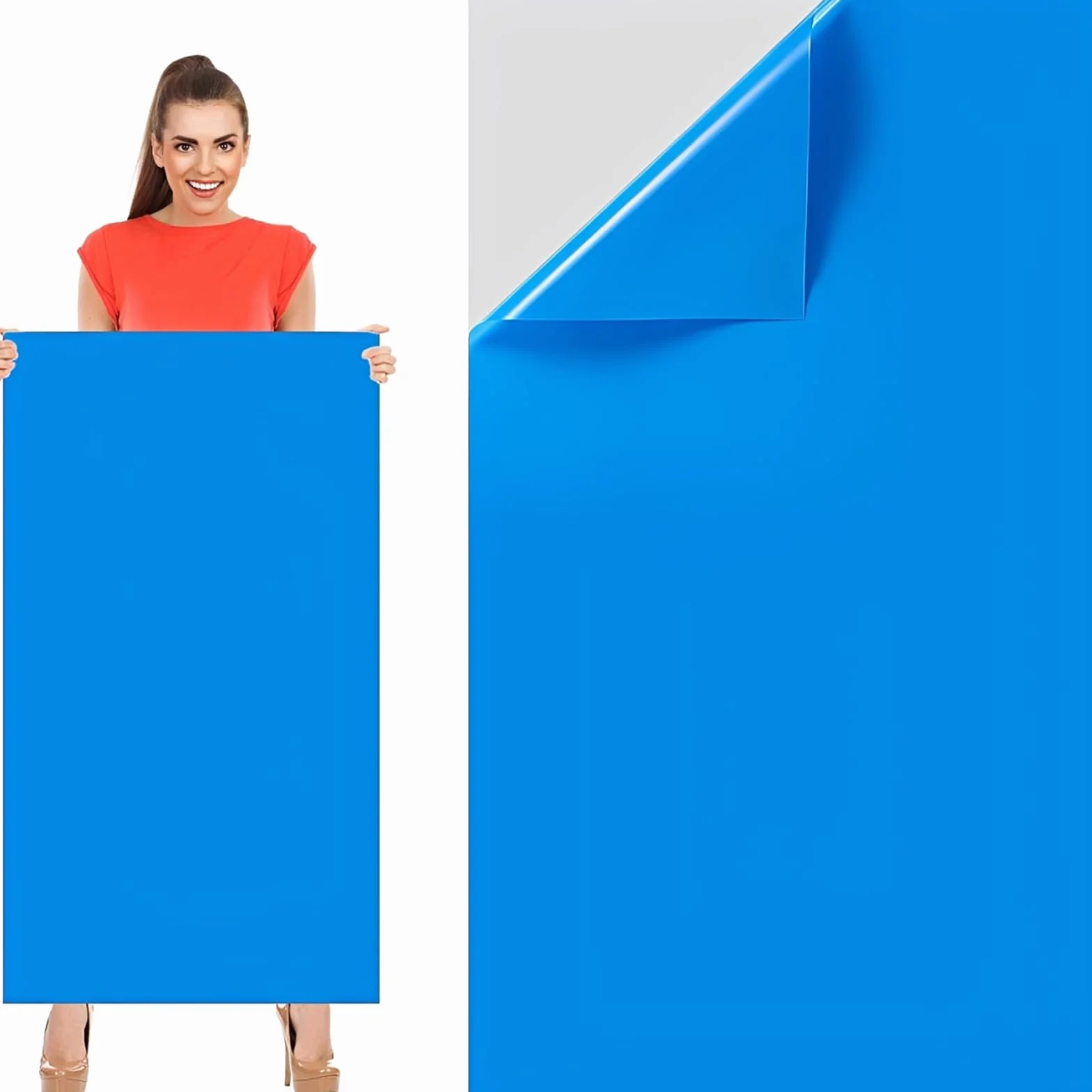 Selbstklebende Reparaturflicken Pool für Schwimmbecken 4FT x 2.8FT PVC Pools Patches Extra Groß Pool Reparatur Unterwasser für Wasserbett Aufblasbares Boot Schwimmbäder