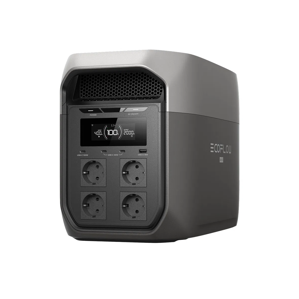 EcoFlow DELTA 3 Max tragbare Powerstation 2048 Wh (Generalüberholt)